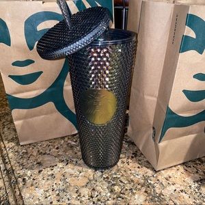 Starbucks studded dark unicorn tumbler